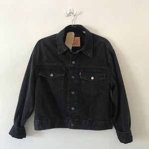 Levi's Crop Trucker Denim Jacket Small